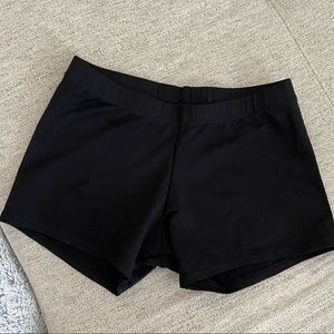 MotionWear medium adult black shorties